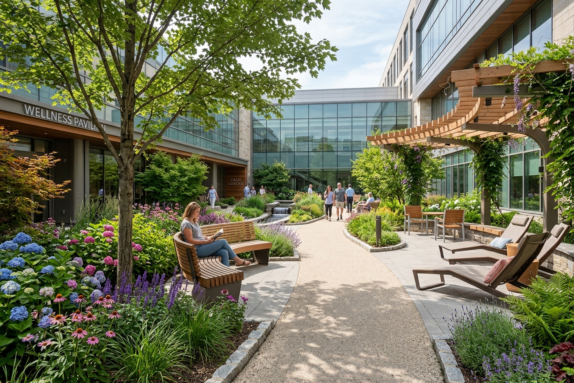 MCC hospital garden